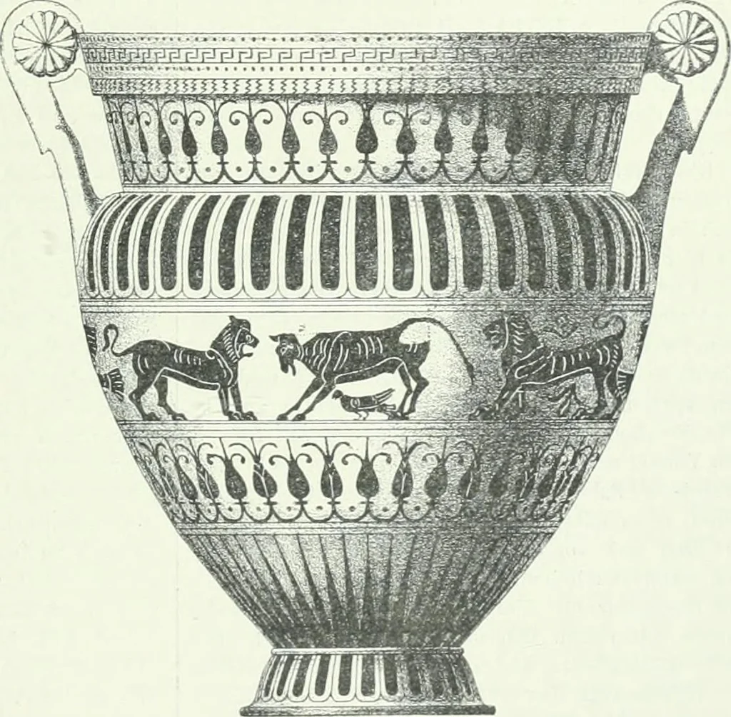 An illustration from Denkmäler des klassischen Altertums, zur Erläuterung des Lebens der Griechen und Römer in Religion, Kunst und Sitte, 1887, leaf 686