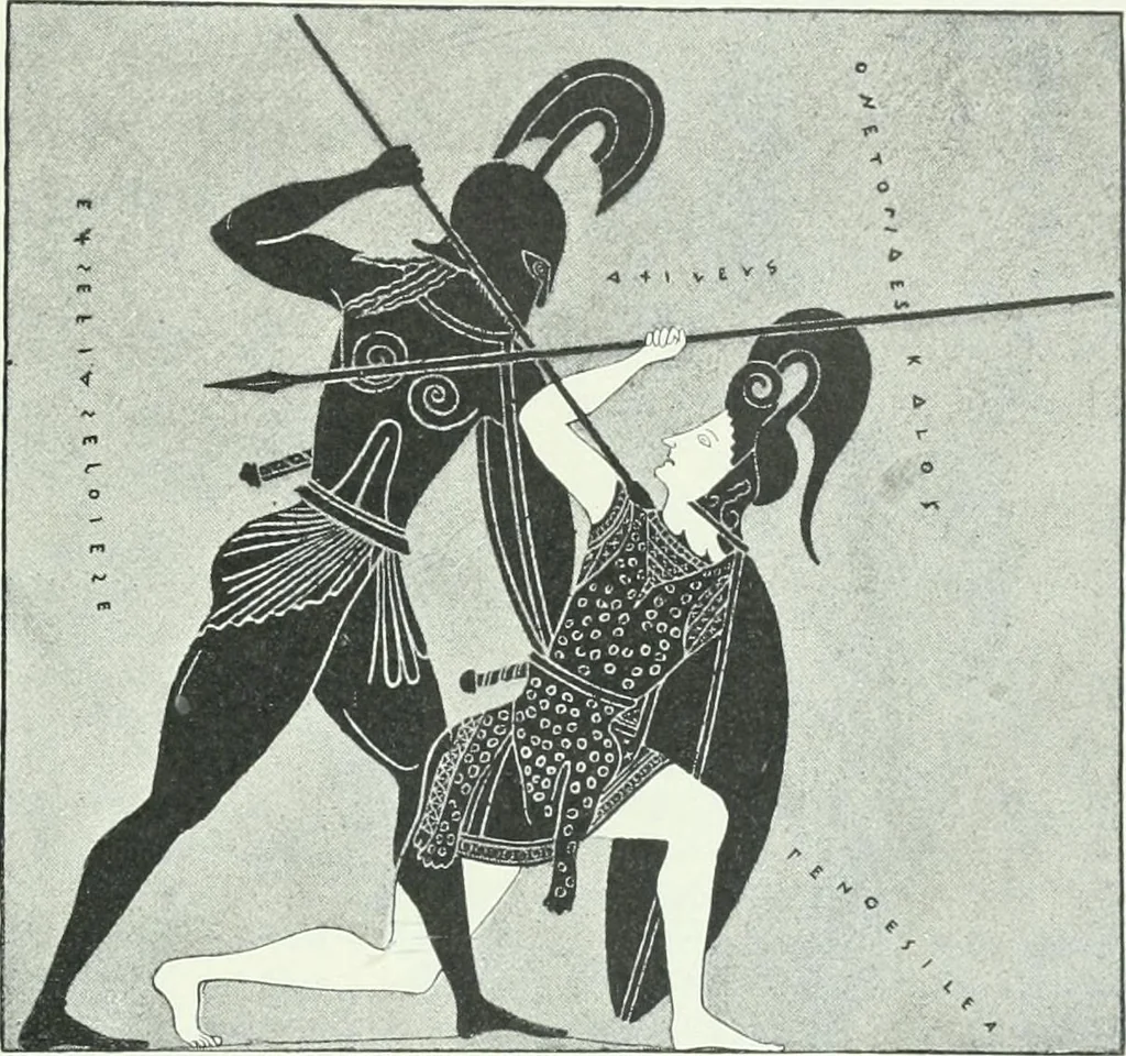 An illustration from Denkmäler des klassischen Altertums, zur Erläuterung des Lebens der Griechen und Römer in Religion, Kunst und Sitte, 1887, leaf 710