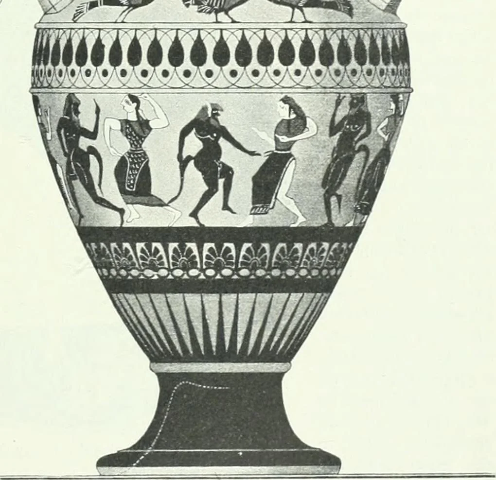 An illustration from Denkmäler des klassischen Altertums, zur Erläuterung des Lebens der Griechen und Römer in Religion, Kunst und Sitte, 1887, leaf 712