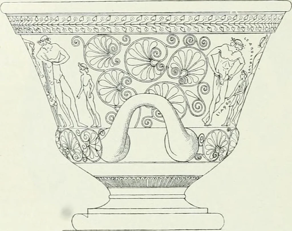 An illustration from Denkmäler des klassischen Altertums, zur Erläuterung des Lebens der Griechen und Römer in Religion, Kunst und Sitte, 1887, leaf 719
