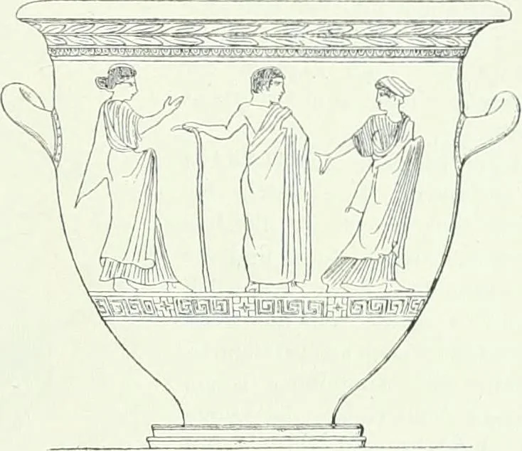 An illustration from Denkmäler des klassischen Altertums, zur Erläuterung des Lebens der Griechen und Römer in Religion, Kunst und Sitte, 1887, leaf 720
