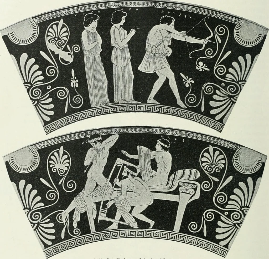 An illustration from Denkmäler des klassischen Altertums, zur Erläuterung des Lebens der Griechen und Römer in Religion, Kunst und Sitte, 1887, leaf 723