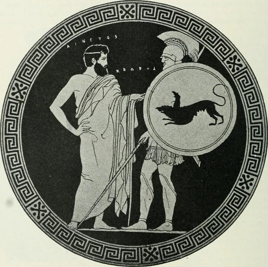 An illustration from Denkmäler des klassischen Altertums, zur Erläuterung des Lebens der Griechen und Römer in Religion, Kunst und Sitte, 1887, leaf 727