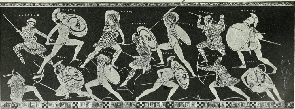 An illustration from Denkmäler des klassischen Altertums, zur Erläuterung des Lebens der Griechen und Römer in Religion, Kunst und Sitte, 1887, leaf 729