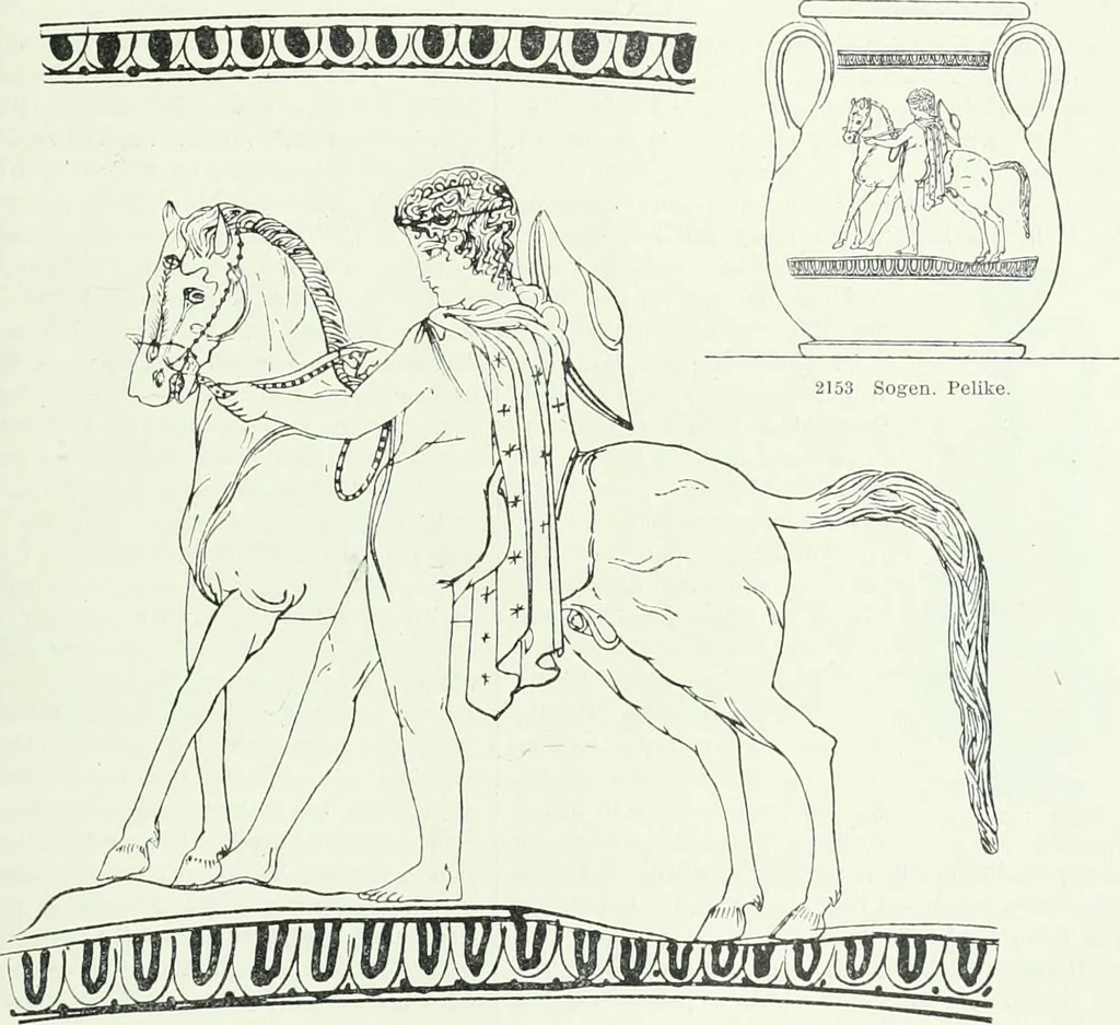 An illustration from Denkmäler des klassischen Altertums, zur Erläuterung des Lebens der Griechen und Römer in Religion, Kunst und Sitte, 1887, leaf 730
