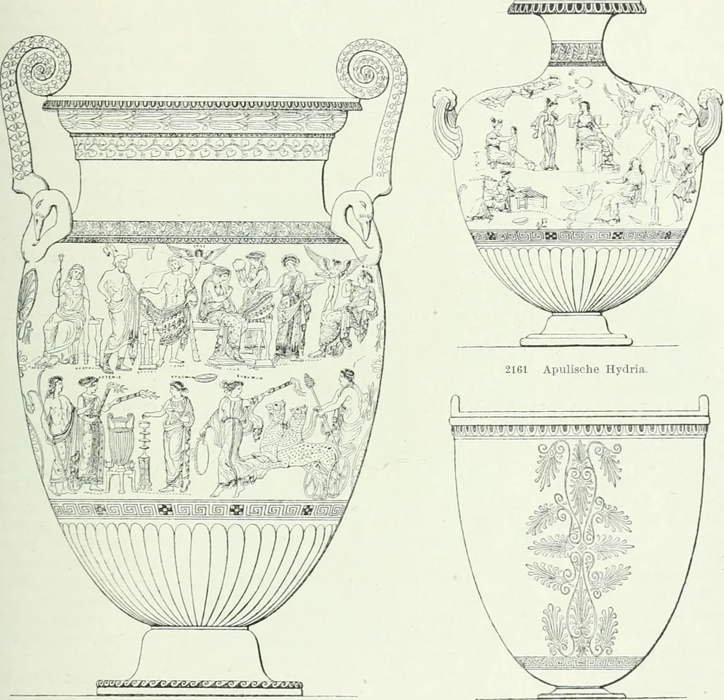 An illustration from Denkmäler des klassischen Altertums, zur Erläuterung des Lebens der Griechen und Römer in Religion, Kunst und Sitte, 1887, leaf 738
