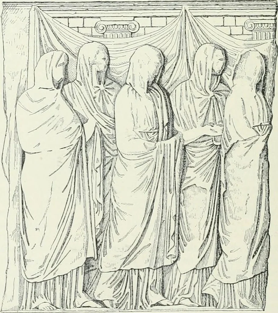 An illustration from Denkmäler des klassischen Altertums, zur Erläuterung des Lebens der Griechen und Römer in Religion, Kunst und Sitte, 1887, leaf 743