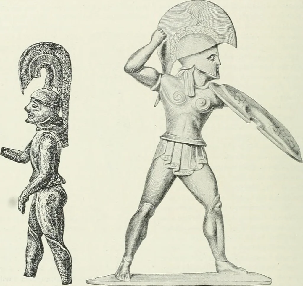 An illustration from Denkmäler des klassischen Altertums, zur Erläuterung des Lebens der Griechen und Römer in Religion, Kunst und Sitte, 1887, leaf 753