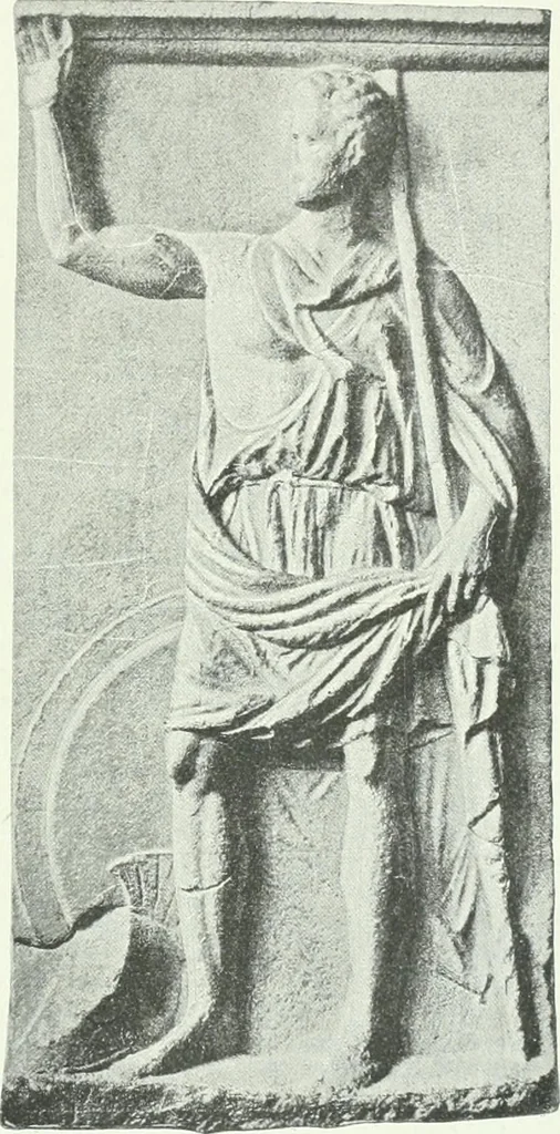 An illustration from Denkmäler des klassischen Altertums, zur Erläuterung des Lebens der Griechen und Römer in Religion, Kunst und Sitte, 1887, leaf 756