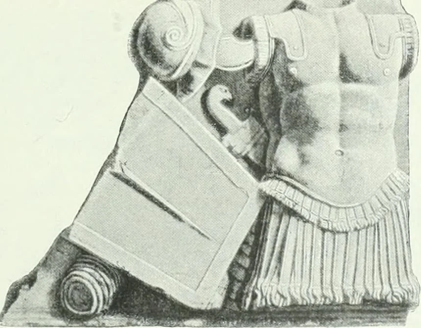 An illustration from Denkmäler des klassischen Altertums, zur Erläuterung des Lebens der Griechen und Römer in Religion, Kunst und Sitte, 1887, leaf 760