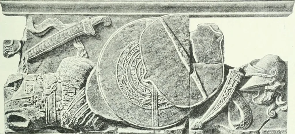 An illustration from Denkmäler des klassischen Altertums, zur Erläuterung des Lebens der Griechen und Römer in Religion, Kunst und Sitte, 1887, leaf 766