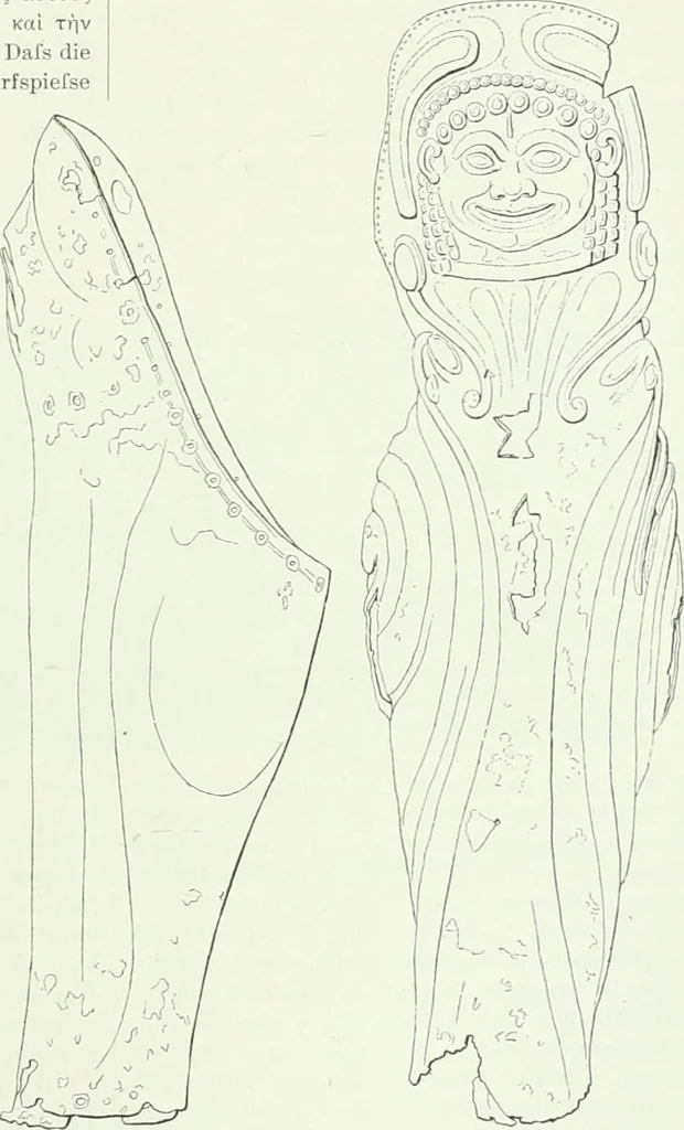 An illustration from Denkmäler des klassischen Altertums, zur Erläuterung des Lebens der Griechen und Römer in Religion, Kunst und Sitte, 1887, leaf 768