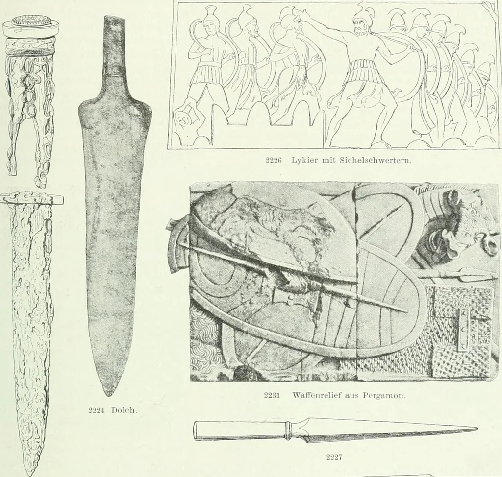An illustration from Denkmäler des klassischen Altertums, zur Erläuterung des Lebens der Griechen und Römer in Religion, Kunst und Sitte, 1887, leaf 770