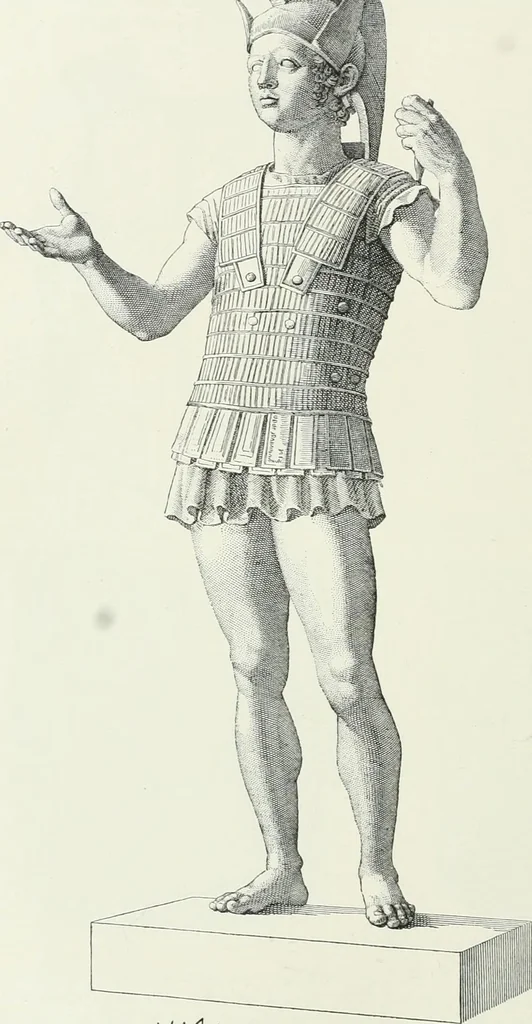 An illustration from Denkmäler des klassischen Altertums, zur Erläuterung des Lebens der Griechen und Römer in Religion, Kunst und Sitte, 1887, leaf 775