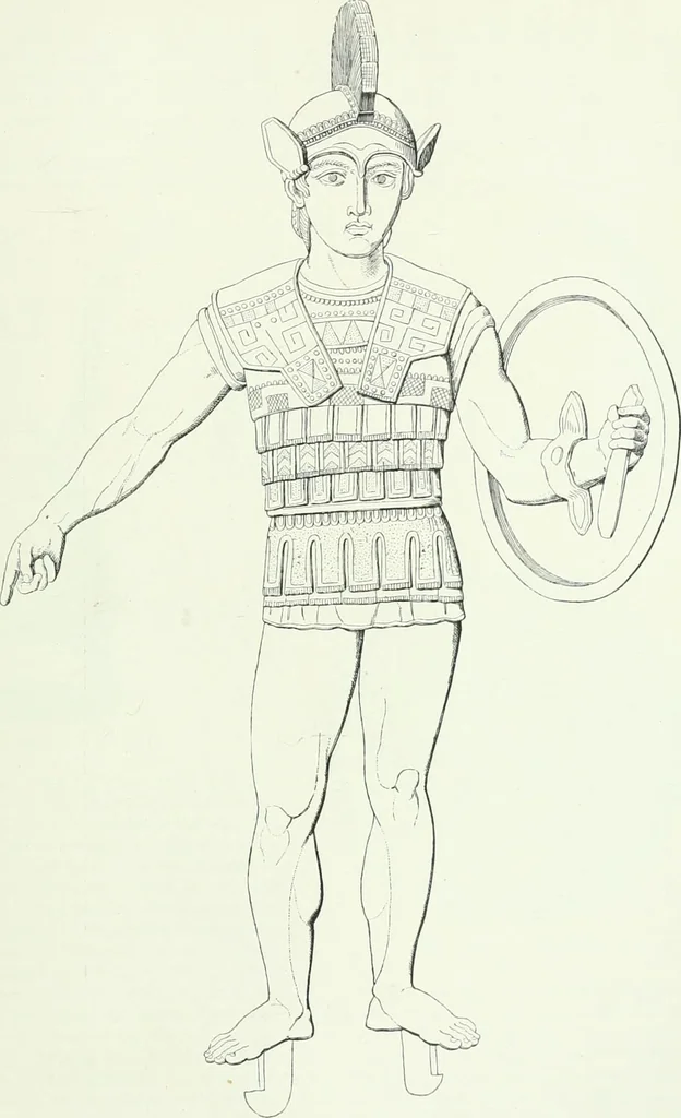 An illustration from Denkmäler des klassischen Altertums, zur Erläuterung des Lebens der Griechen und Römer in Religion, Kunst und Sitte, 1887, leaf 776