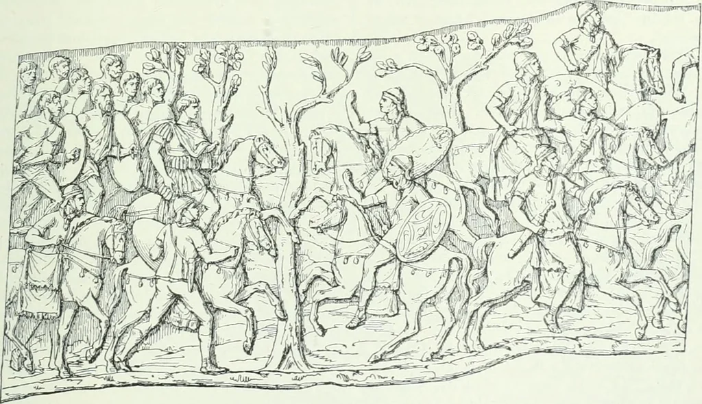 An illustration from Denkmäler des klassischen Altertums, zur Erläuterung des Lebens der Griechen und Römer in Religion, Kunst und Sitte, 1887, leaf 790