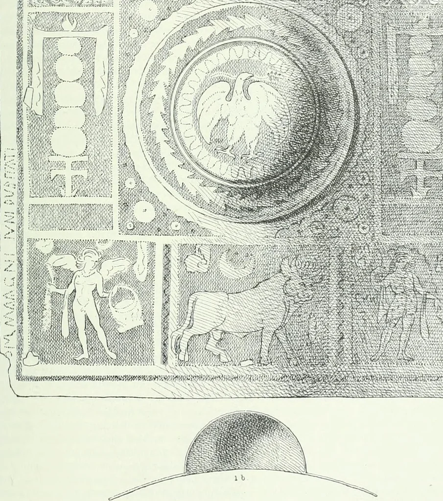 An illustration from Denkmäler des klassischen Altertums, zur Erläuterung des Lebens der Griechen und Römer in Religion, Kunst und Sitte, 1887, leaf 804