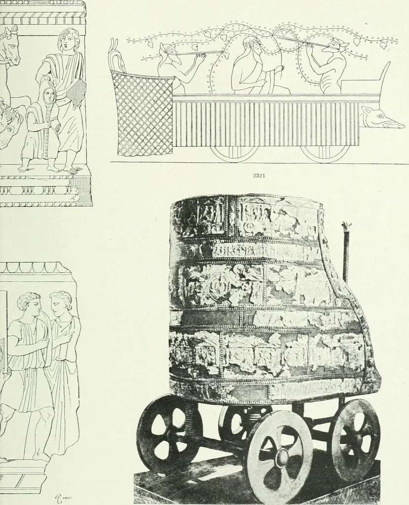 An illustration from Denkmäler des klassischen Altertums, zur Erläuterung des Lebens der Griechen und Römer in Religion, Kunst und Sitte, 1887, leaf 818