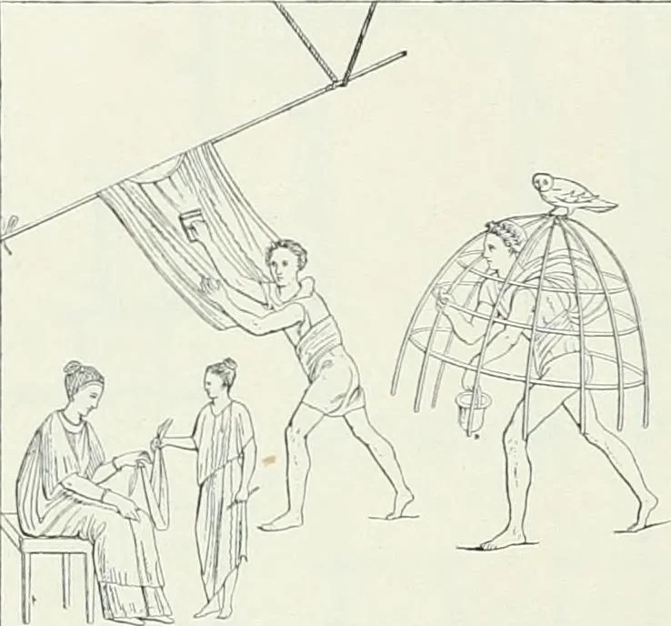 An illustration from Denkmäler des klassischen Altertums, zur Erläuterung des Lebens der Griechen und Römer in Religion, Kunst und Sitte, 1887, leaf 821