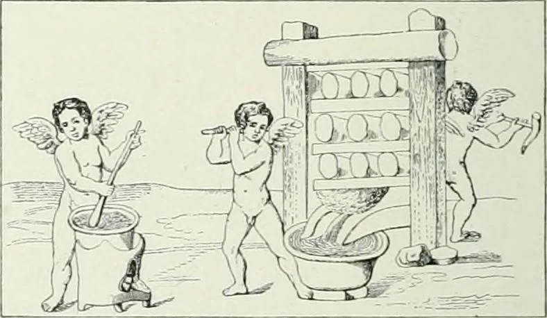 An illustration from Denkmäler des klassischen Altertums, zur Erläuterung des Lebens der Griechen und Römer in Religion, Kunst und Sitte, 1887, leaf 823