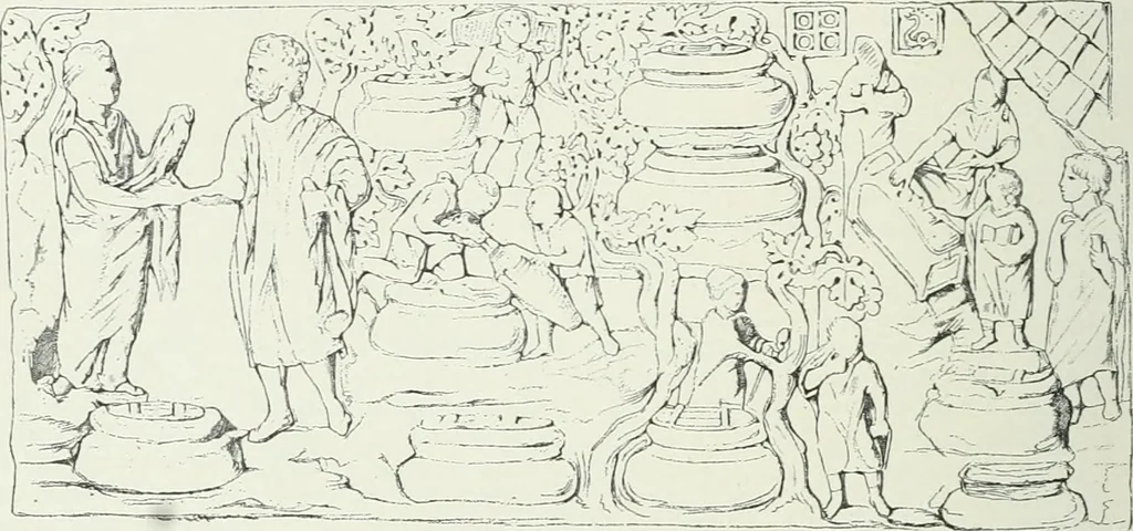 An illustration from Denkmäler des klassischen Altertums, zur Erläuterung des Lebens der Griechen und Römer in Religion, Kunst und Sitte, 1887, leaf 825