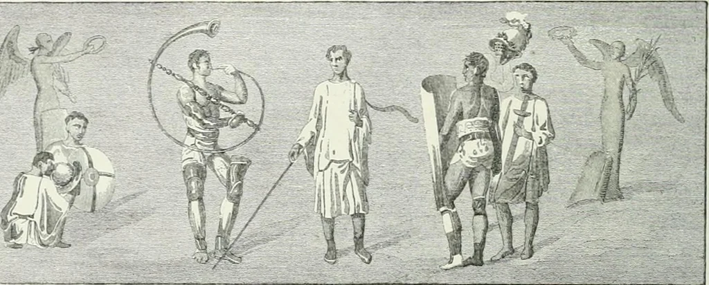 An illustration from Denkmäler des klassischen Altertums, zur Erläuterung des Lebens der Griechen und Römer in Religion, Kunst und Sitte, 1887, leaf 841