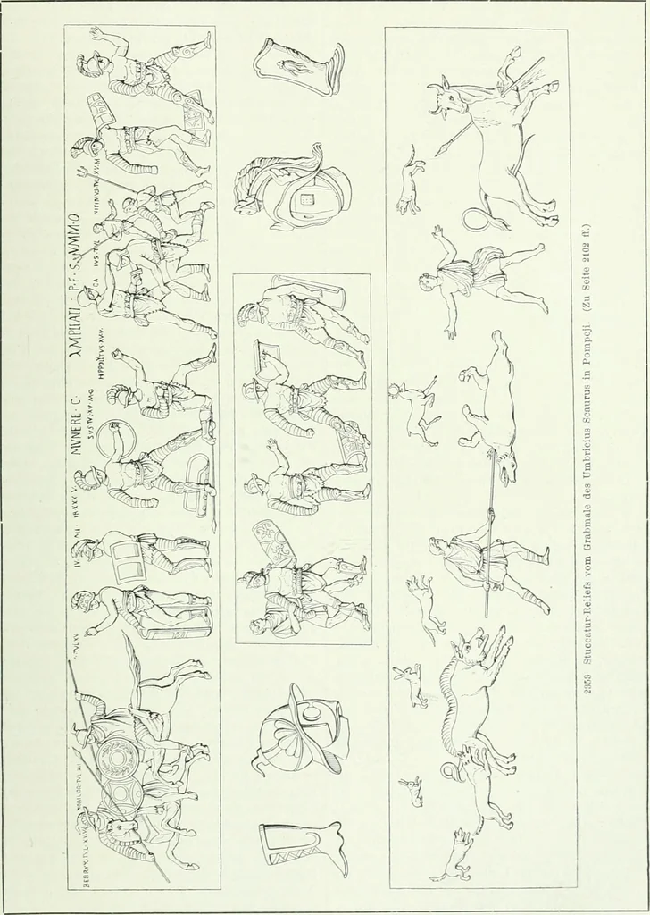 An illustration from Denkmäler des klassischen Altertums, zur Erläuterung des Lebens der Griechen und Römer in Religion, Kunst und Sitte, 1887, leaf 844