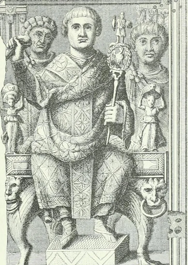 An illustration from Denkmäler des klassischen Altertums, zur Erläuterung des Lebens der Griechen und Römer in Religion, Kunst und Sitte, 1887, leaf 848
