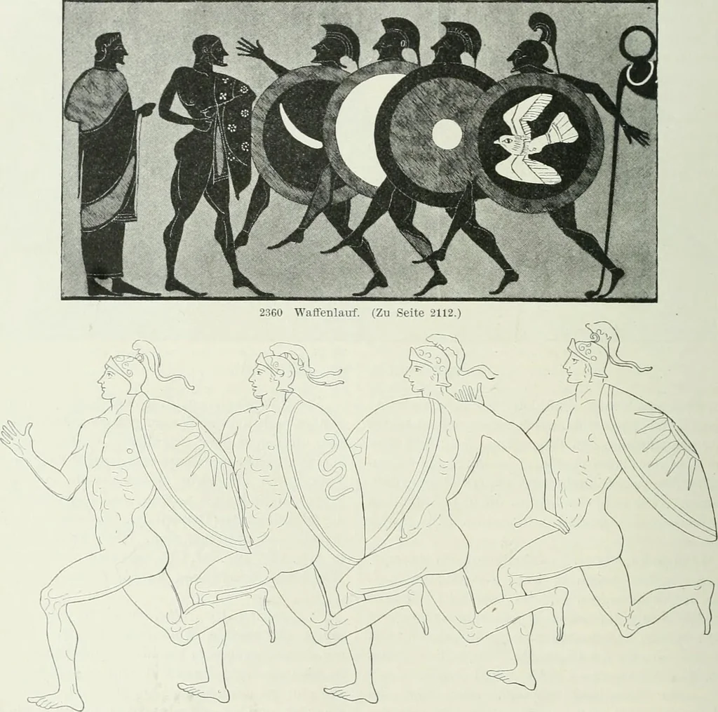 An illustration from Denkmäler des klassischen Altertums, zur Erläuterung des Lebens der Griechen und Römer in Religion, Kunst und Sitte, 1887, leaf 851