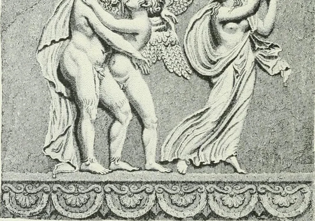 An illustration from Denkmäler des klassischen Altertums, zur Erläuterung des Lebens der Griechen und Römer in Religion, Kunst und Sitte, 1887, leaf 861