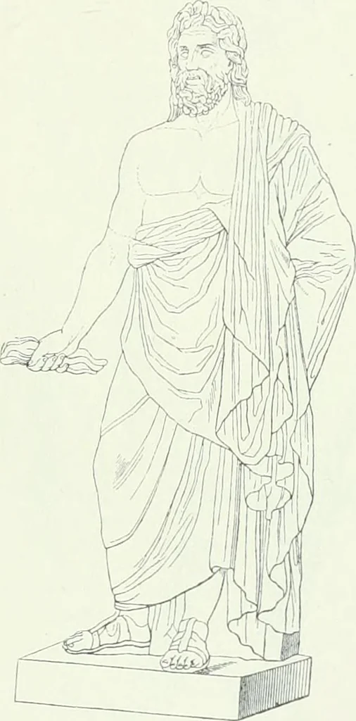 An illustration from Denkmäler des klassischen Altertums, zur Erläuterung des Lebens der Griechen und Römer in Religion, Kunst und Sitte, 1887, leaf 868