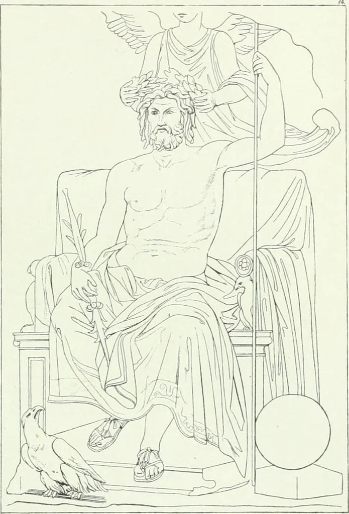 An illustration from Denkmäler des klassischen Altertums, zur Erläuterung des Lebens der Griechen und Römer in Religion, Kunst und Sitte, 1887, leaf 870