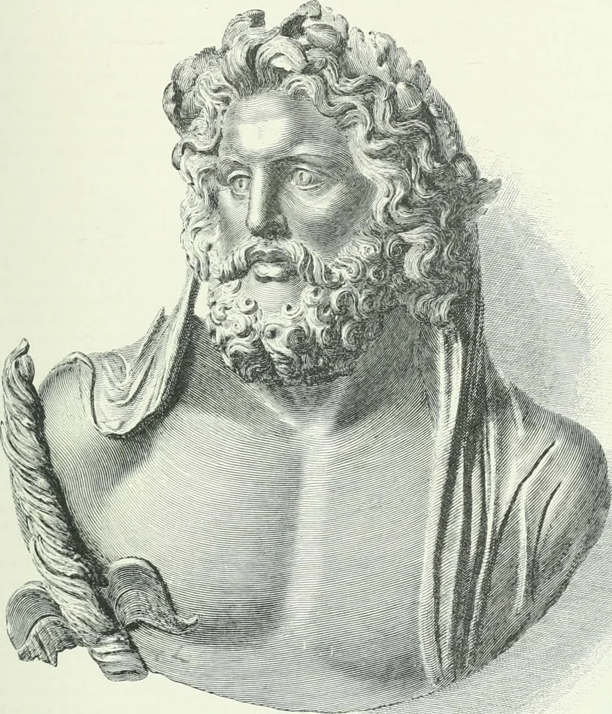 An illustration from Denkmäler des klassischen Altertums, zur Erläuterung des Lebens der Griechen und Römer in Religion, Kunst und Sitte, 1887, leaf 872