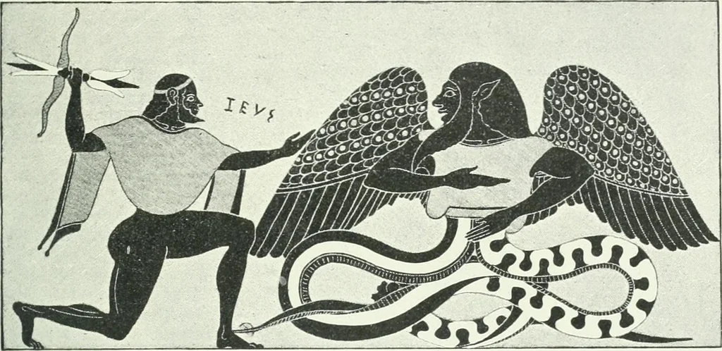 An illustration from Denkmäler des klassischen Altertums, zur Erläuterung des Lebens der Griechen und Römer in Religion, Kunst und Sitte, 1887, leaf 876