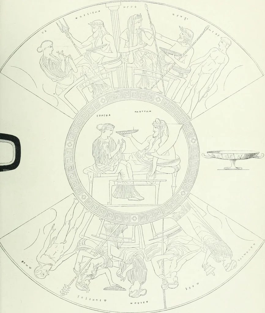 An illustration from Denkmäler des klassischen Altertums, zur Erläuterung des Lebens der Griechen und Römer in Religion, Kunst und Sitte, 1887, leaf 884