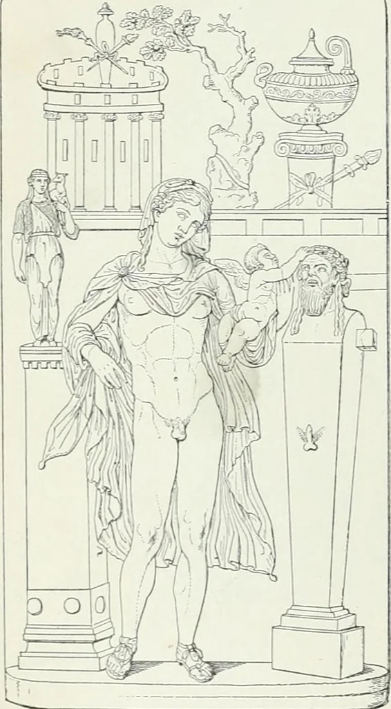 An illustration from Denkmäler des klassischen Altertums, zur Erläuterung des Lebens der Griechen und Römer in Religion, Kunst und Sitte, 1887, leaf 893