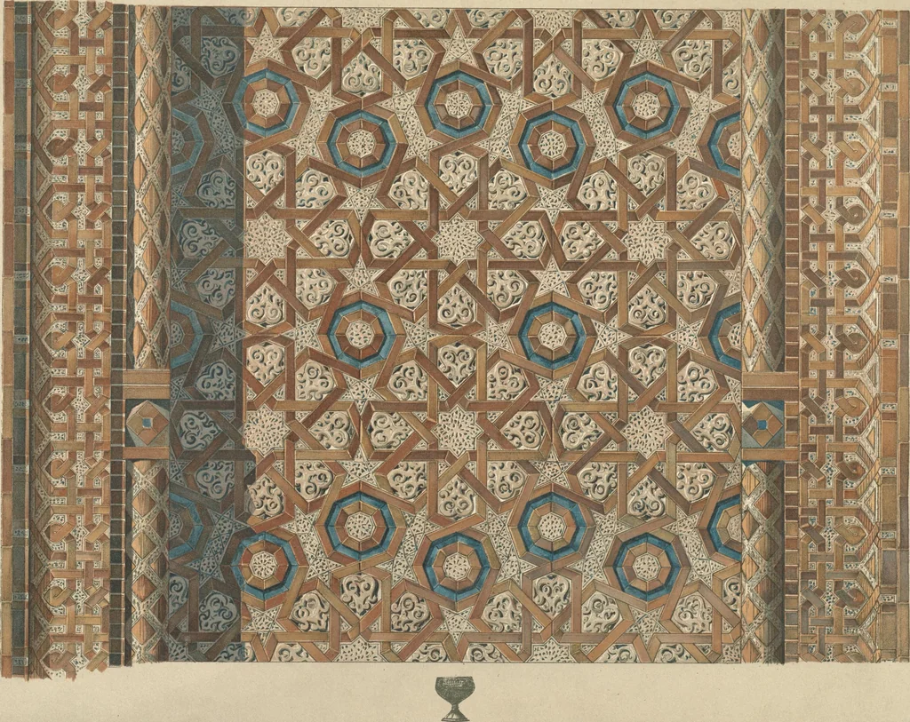 An illustration from Denkmäler persischer Baukunst : geschichtliche Untersuchung und Aufnahme muhammedanischer Backsteinbauten in Vorderasien und Persien, 1901, leaf 5