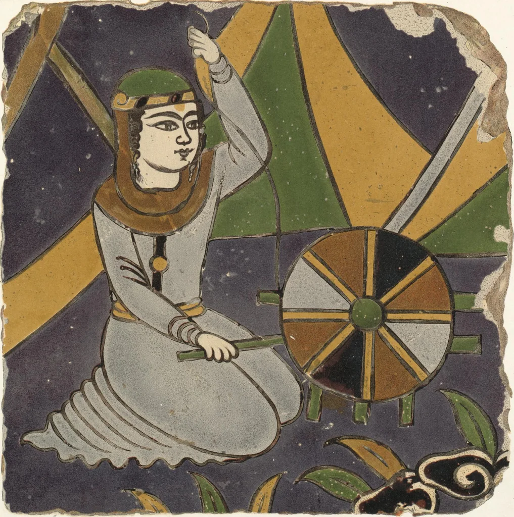 An illustration from Denkmäler persischer Baukunst : geschichtliche Untersuchung und Aufnahme muhammedanischer Backsteinbauten in Vorderasien und Persien, 1901, leaf 53