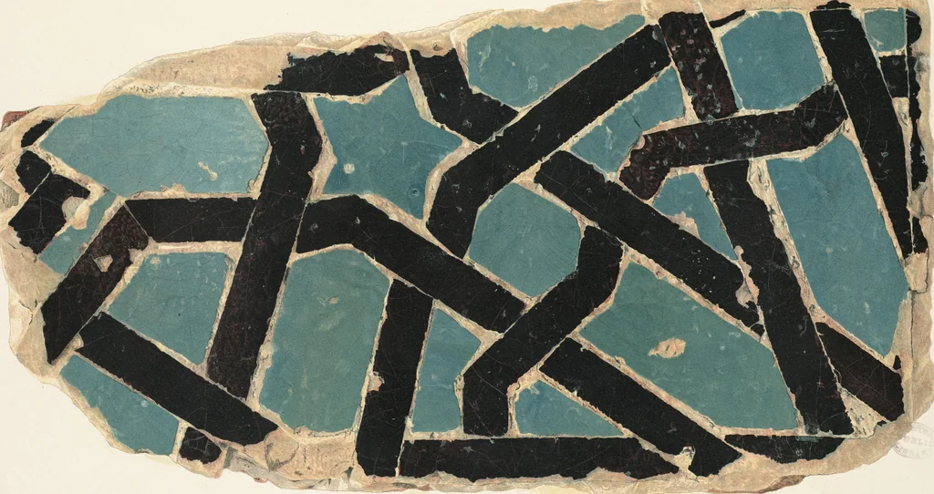 An illustration from Denkmäler persischer Baukunst : geschichtliche Untersuchung und Aufnahme muhammedanischer Backsteinbauten in Vorderasien und Persien, 1901, leaf 72