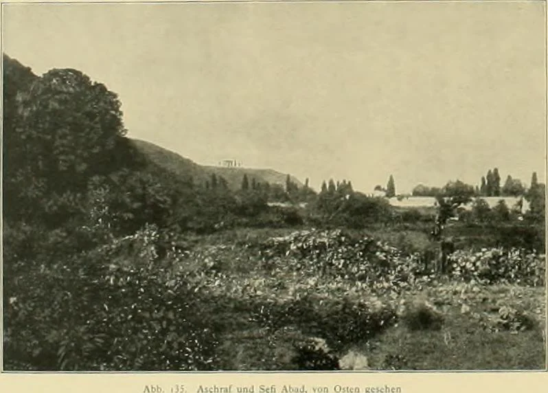 An illustration from Denkmäler persischer Baukunst : geschichtliche Untersuchung und Aufnahme muhammedanischer Backsteinbauten in Vorderasien und Persien, 1901, leaf 115