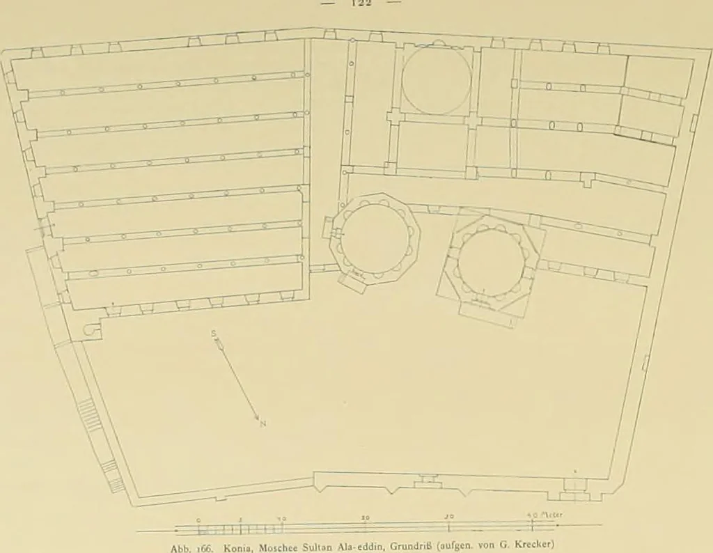 An illustration from Denkmäler persischer Baukunst : geschichtliche Untersuchung und Aufnahme muhammedanischer Backsteinbauten in Vorderasien und Persien, 1901, leaf 135