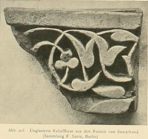 An illustration from Denkmäler persischer Baukunst : geschichtliche Untersuchung und Aufnahme muhammedanischer Backsteinbauten in Vorderasien und Persien, 1901, leaf 161