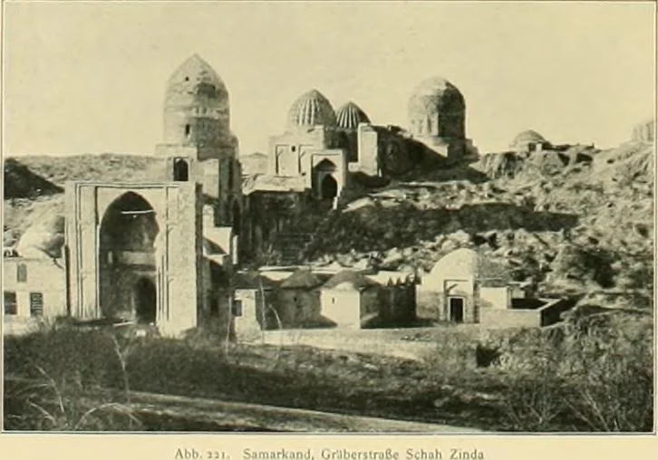 An illustration from Denkmäler persischer Baukunst : geschichtliche Untersuchung und Aufnahme muhammedanischer Backsteinbauten in Vorderasien und Persien, 1901, leaf 170
