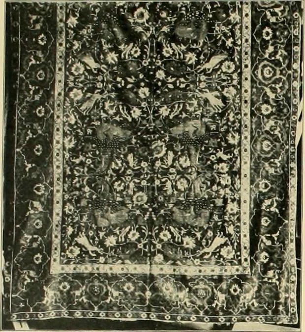 An illustration from Denkmäler persischer Baukunst : geschichtliche Untersuchung und Aufnahme muhammedanischer Backsteinbauten in Vorderasien und Persien, 1901, leaf 57