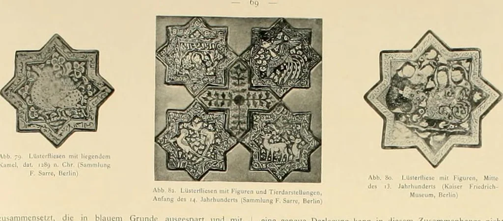 An illustration from Denkmäler persischer Baukunst : geschichtliche Untersuchung und Aufnahme muhammedanischer Backsteinbauten in Vorderasien und Persien, 1901, leaf 82