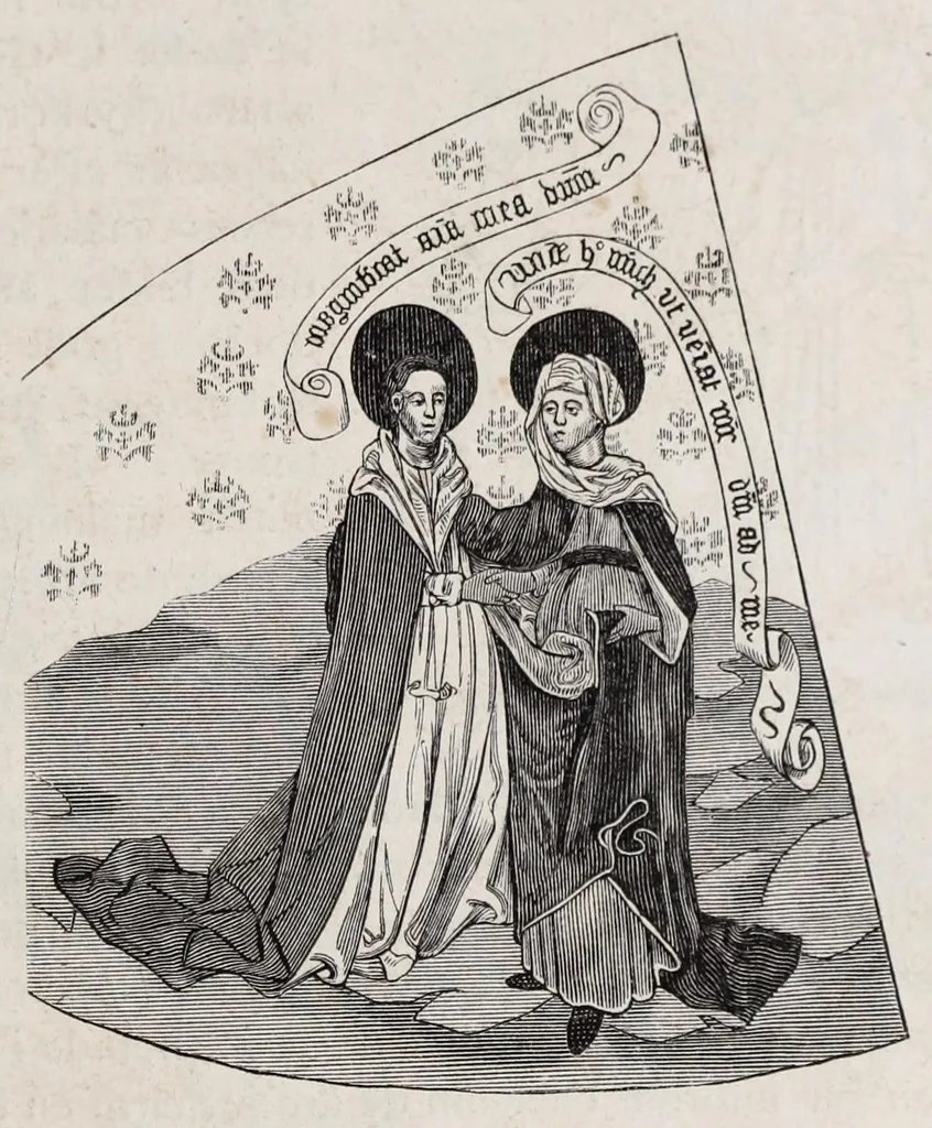 An illustration from Den kyrkliga konsten under Sveriges medeltid, 1875, leaf 103