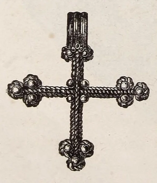 An illustration from Den kyrkliga konsten under Sveriges medeltid, 1875, leaf 136