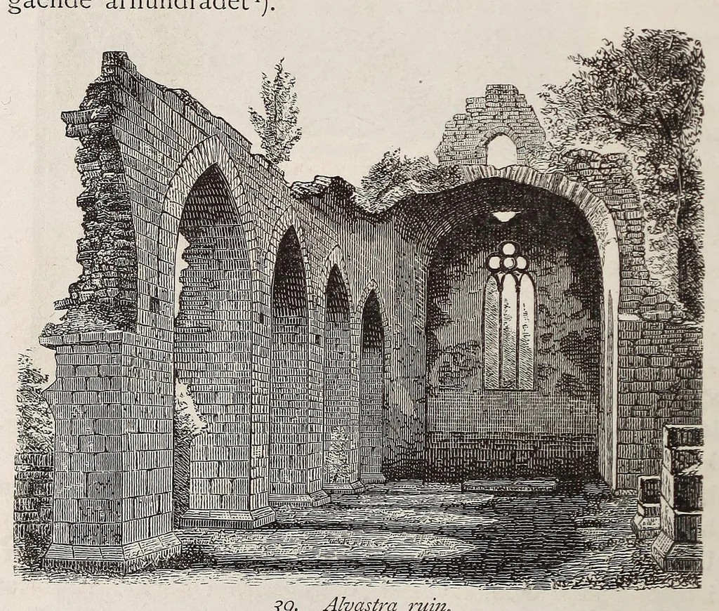 An illustration from Den kyrkliga konsten under Sveriges medeltid, 1875, leaf 54