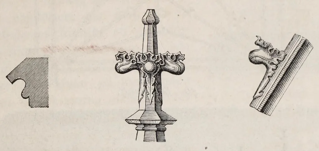 An illustration from Den kyrkliga konsten under Sveriges medeltid, 1875, leaf 63