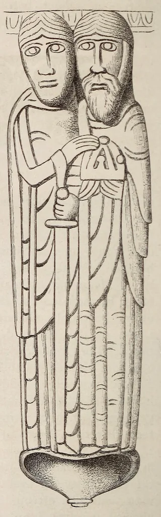 An illustration from Den kyrkliga konsten under Sveriges medeltid, 1875, leaf 78